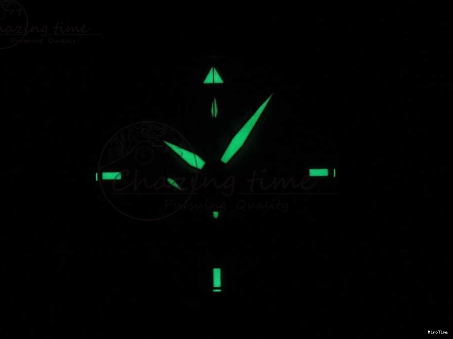 MIROTIME 0712 Pilot Chrono 377725 SS ZF 1:1 Best Edition White Dial on Black Leather Strap A Soft 7183